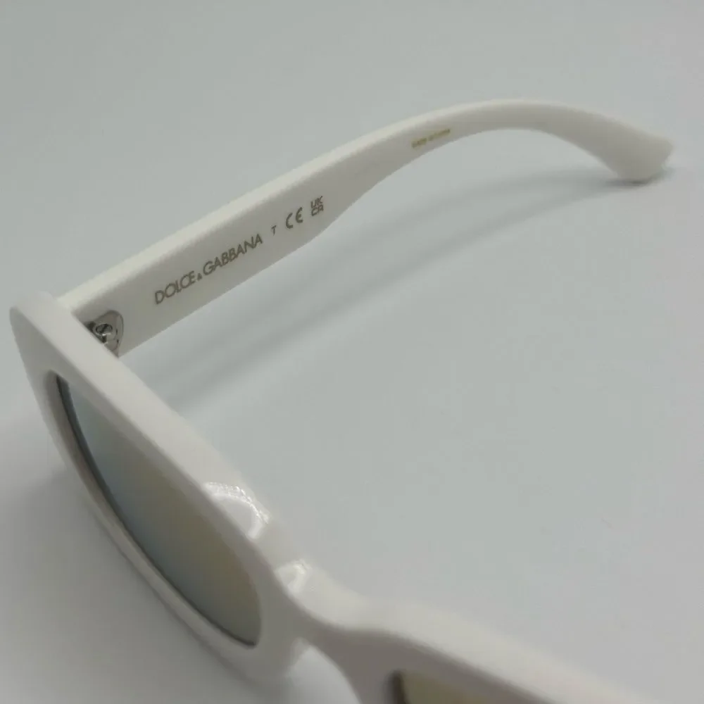 NEW DOLCE&GABBANA KIDS Sunglasses DX6006U 33127P White Brown Mirror Gold